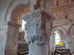 Chapiteau Roman Eglise De Lavardin