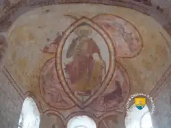 Christ En Majeste Eglise Lavardin Saint Genest