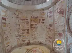 Voute Romane Fresques Peintures Polychrome