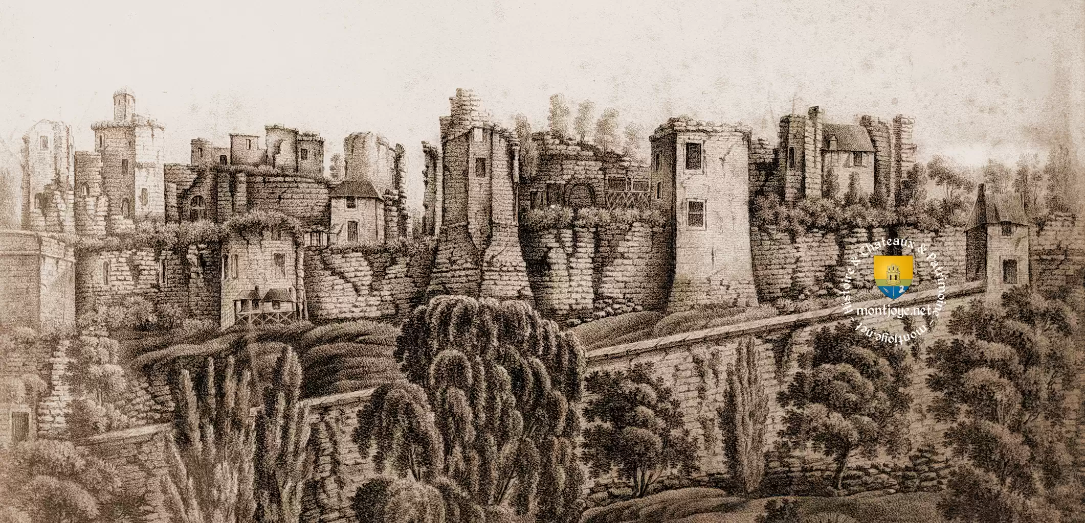 gravure chateau vendome 1824