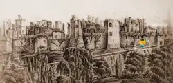 Gravure Chateau Vendome 1824 Gravure Chateau Vendome 1824