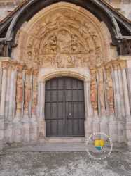 Portail De La Nef Abbaye Fleury Saint Benoit Sur Loire 