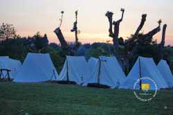 chateau-brienne-le-chateau Campement Militaire Epoque Napoleon Tente Decathlon