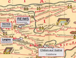 Paris Reims Chalons Langres Peutinger Route Romaine Paris Reims Chalons Langres Peutinger Route Romaine