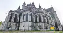 Chevet Cathedrale Gothique Troyes Chevet Cathedrale Gothique Troyes