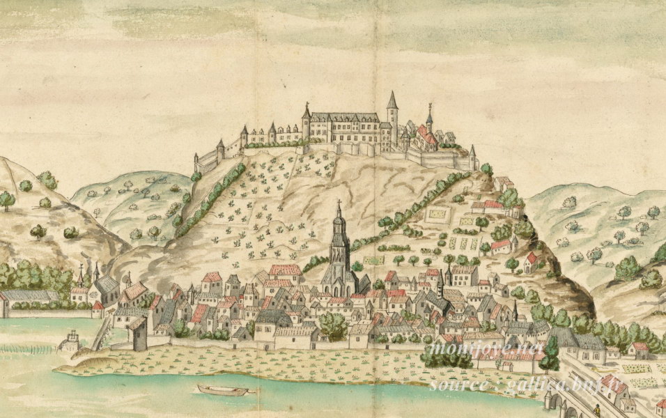 château féodal de Joinville, aujourd'hui détruit.