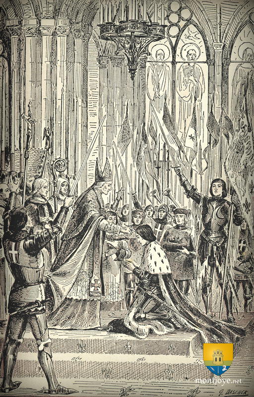 Sacre de Charles VII, il faut rappeler que cela reste un symbole, tous les rois de France n'ont pas été sacré à Reims. Jeanne d'Arc en Image - 1935