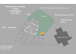 Maisonjeanned'arc Plan 1819 Domremy La Pucelle