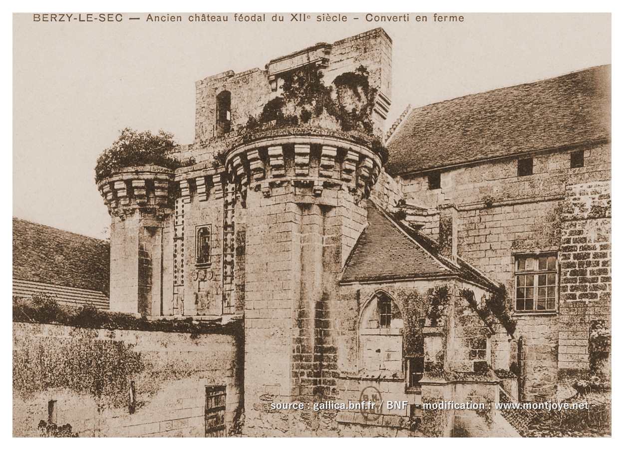 Château de Berzy avant la guerre