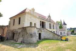 Logis Renaissance Exterieur Travaux Donjon De Septmonts  Logis Renaissance Exterieur Travaux Donjon De Septmonts