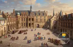 Chateau De Chantilly Au XVIIIe Chantilly