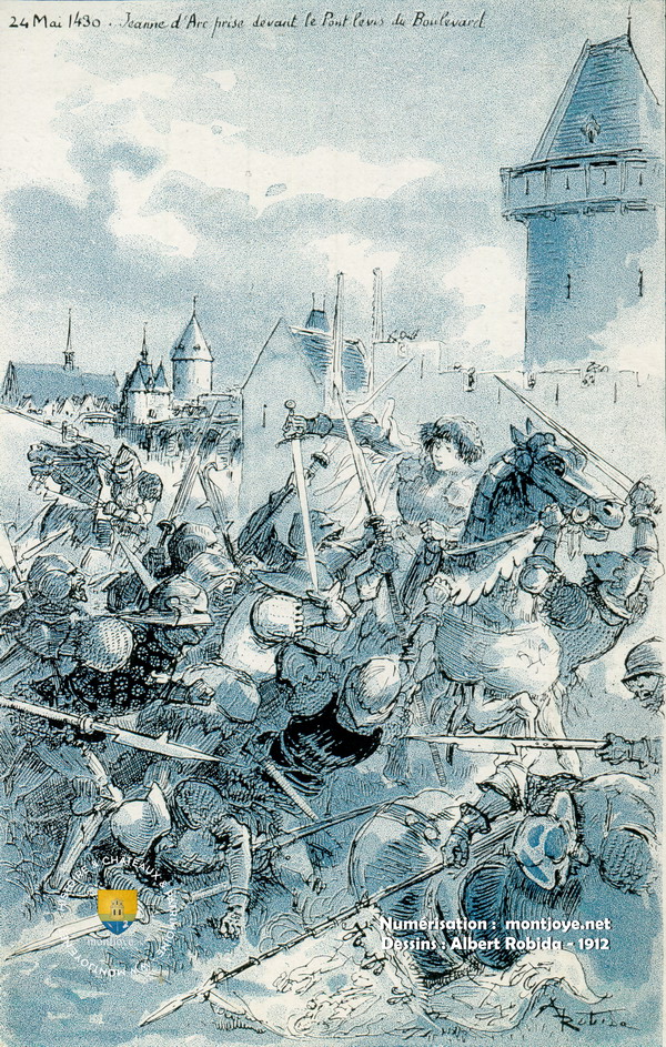 Jeanne d'Arc capturée et livrée aux Anglais