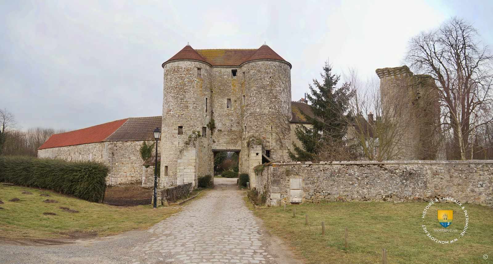 Château de Montépilloy, dans l'Oise, château médiéval des Hauts de France