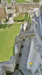 Chemin de ronde et gargouille sur la chapelle Chapelle Chemin Ronde