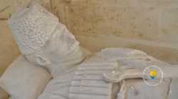 Gisant de Léon Victor Edmond Dru Chapelle Gisant Leon Victor Edmond Dru Detail Cosaque