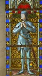 Beau vitrail de Jeanne d'Arc Chapelle Vitrail Jeanne D Arc Detail Chapelle