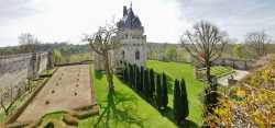 Panorama Cour Chapelle - château de l'Oise Panorama Cour Chapelle