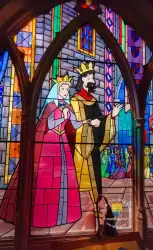 Reine Et Roi Disneyland Paris Vitrail Reine Et Roi Disneyland Paris Vitrail