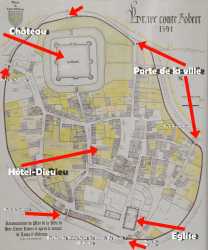 Brie Comte Robert Plan Medieval Plan