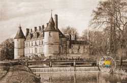 Fontenay Tresigny Chateau Carte Postale