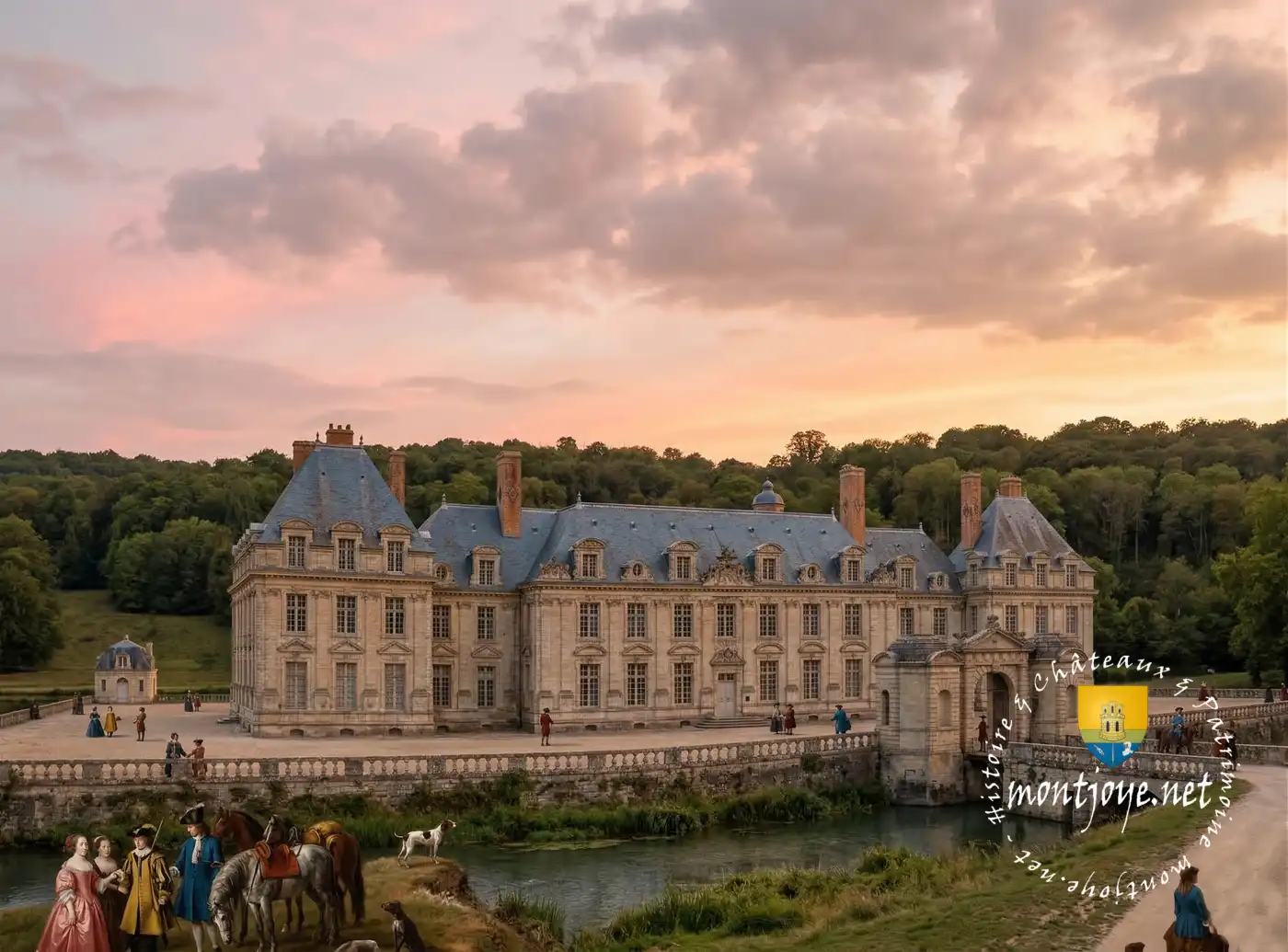 chateau de Montceaux les Meaux gravure Rigaud XVIIe Montceaux lés Meaux