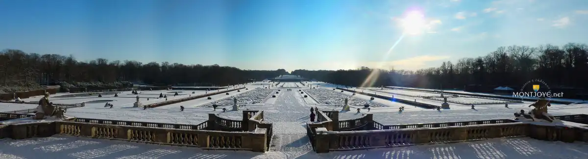 Jardins Le Notre Neige Panorama Jardins Le Notre Neige Panorama