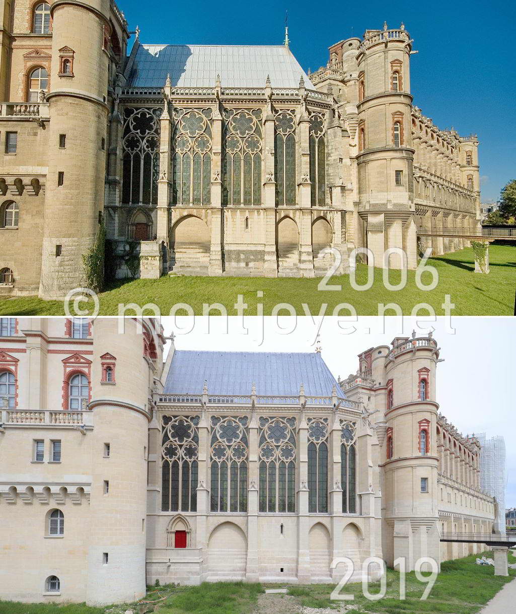 2014 - 2018, fin des travaux de restaurations de la Sainte-Chapelle.