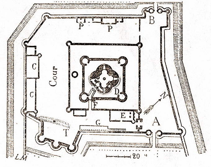 Plan château Etampes