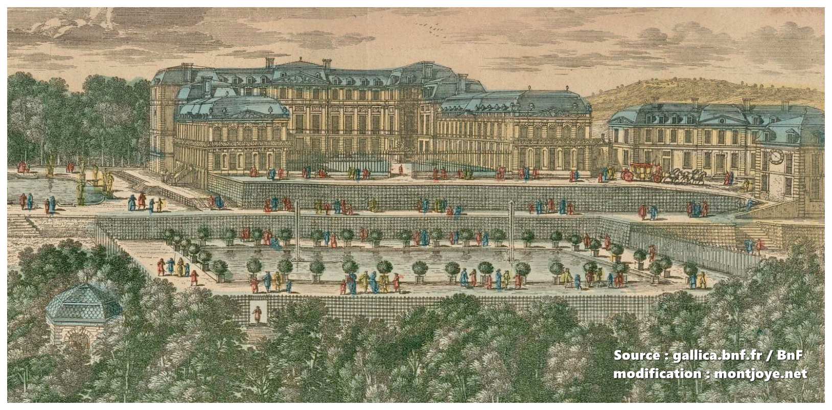 château de Saint-Cloud fut primitivement une résidence des évêques de Paris