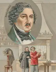 Louis Daguerre Photographe Daguerreotype Chromo Poulain Louis Daguerre Photographe Daguerreotype Chromo Poulain