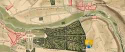 Plan  l'Abbaye de Saint-Maur-des-Fossés et château Atlas Trudaine Saint Maur Des Dosses