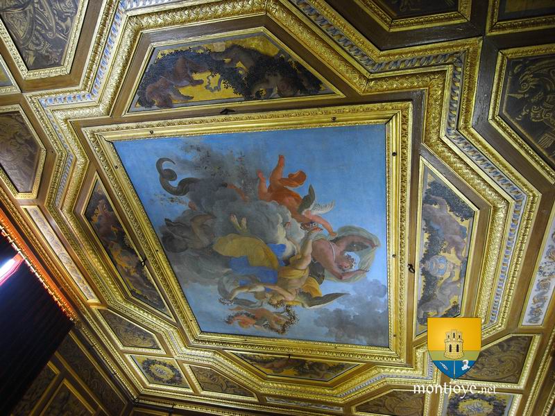 Plafond de la chambre de Mazarin