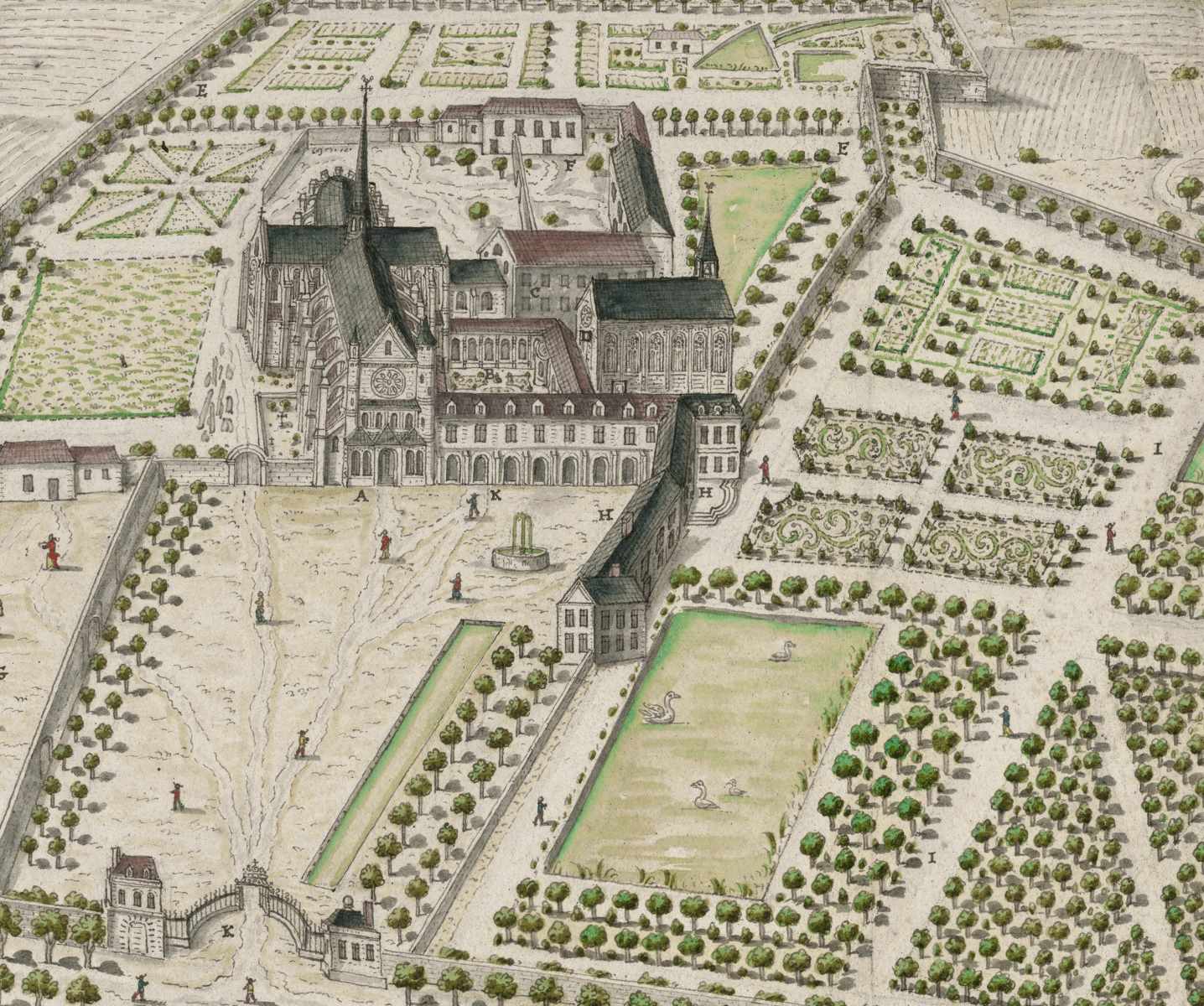 Abbaye de Royaumont vers 1700
