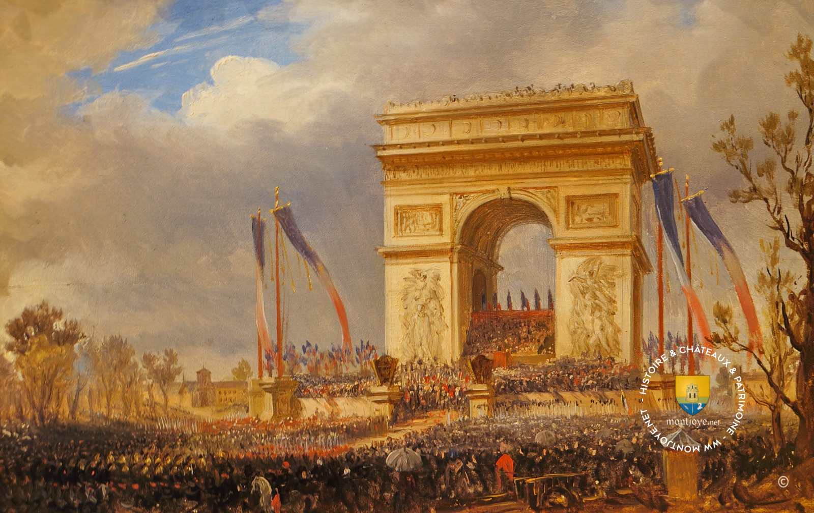 28 avril 1848, fête de la Fraternité sur la place de l'Etoile.