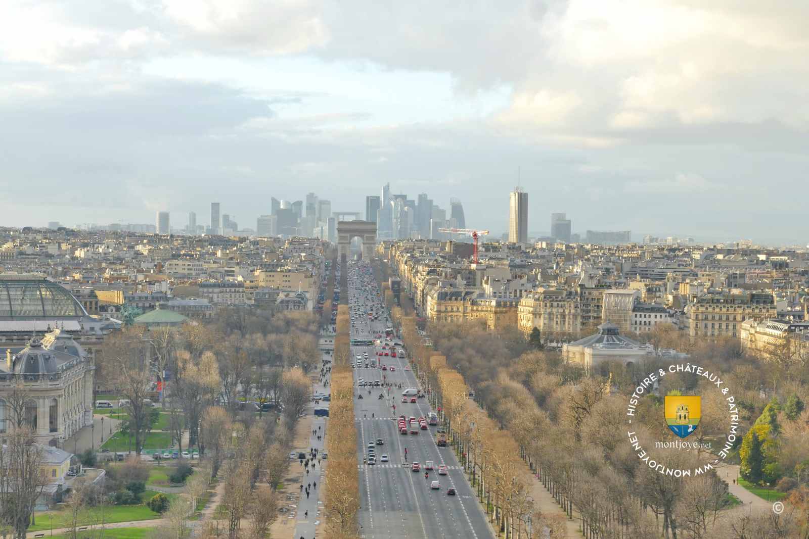 Avenue des Champs Elysée, perspective Le Nôtre