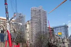 Echaffaudage Notre Dame De Paris 