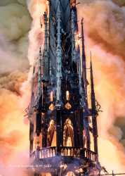 Fleche Feu Notre Dame