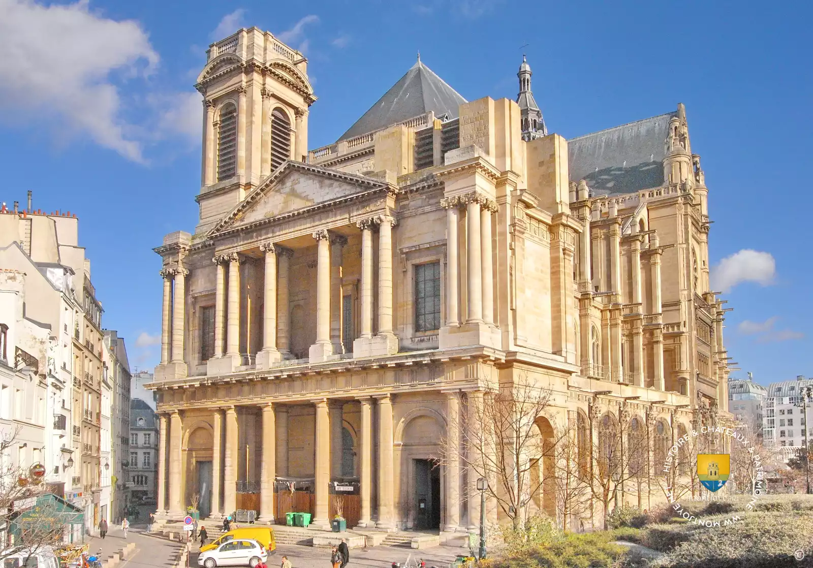 L'église Saint-Eustache est l'une des plus grandes églises de Paris
