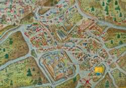 Abbaye de Saint-Germain-des-Prés, église Saint-Sulpice - plan  Abbaye Saint Germain Des Pre Porte Germain Rue De La Folie Saint Sulpice