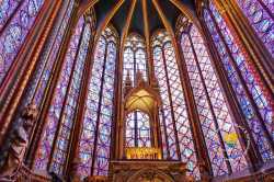 Choeur Sainte Chapelle Haute Vitraux La Passion Livre Ezequiel Jeremie Tobie