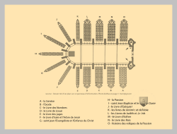 Sainte Chapelle Vitraux Plan