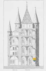 Grosse Tour Petite Tour Coupe Transversale Donjon Du Temple Grosse Tour Petite Tour Coupe Transversale Donjon Du Temple