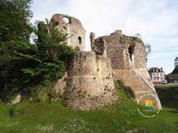 Vue Sur Lechateau De Conches En Ouche