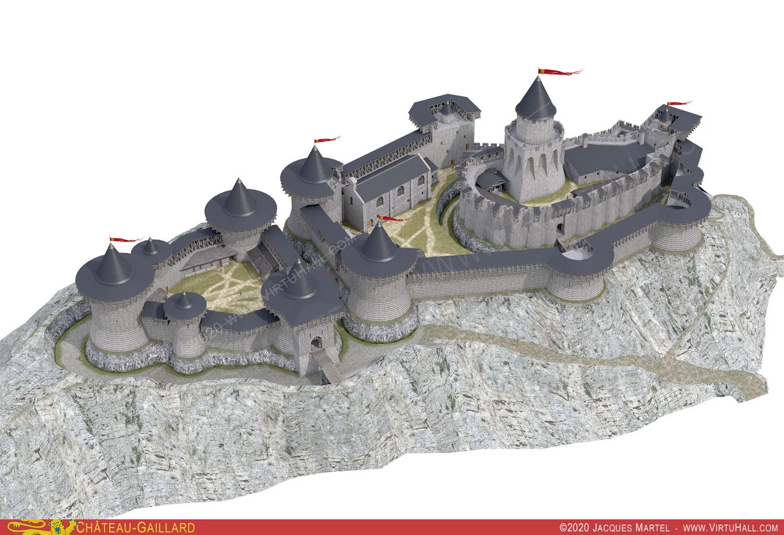 chateau gaillard 3D virtuhall