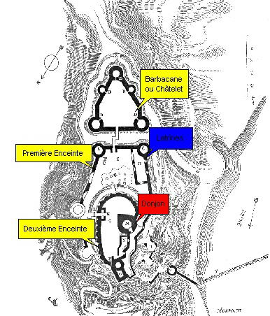 Plan de Château-Gaillard
