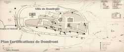 Plan Fortifications Domfront Ville
