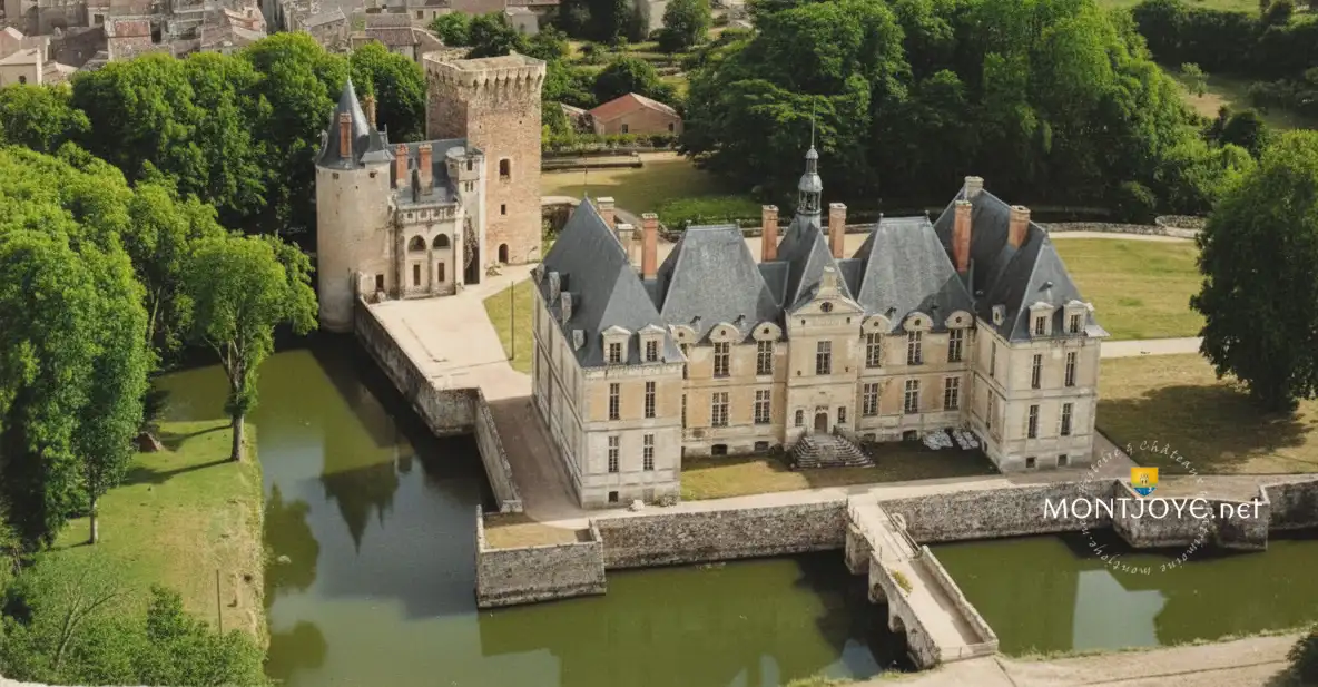 vue aerienne chateau saint loup sur thouet Saint Loup de Thouet 2