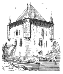 Moulin De Bagas Gravure Viollet Le Duc Moulin De Bagas Gravure Viollet Le Duc