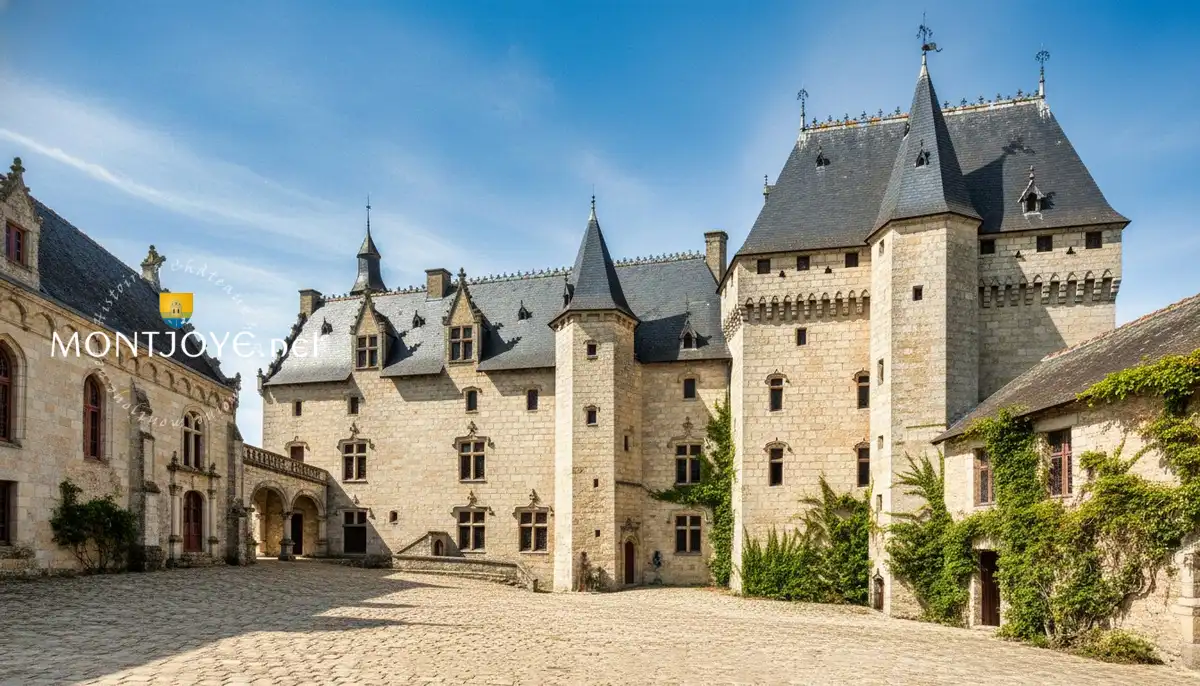 Monts sur Guesnes plan 3D Moyen Age Reconstitution