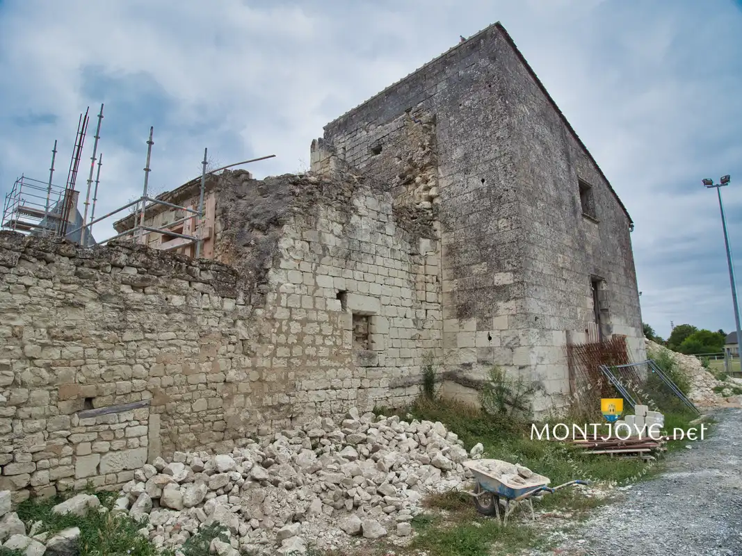 chateau de Monts sur Guesnes restauration